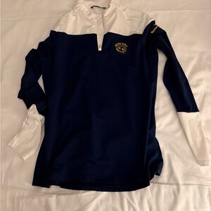 Levelwear golf Quarter zips 1 red/white 1 blue/white womens M